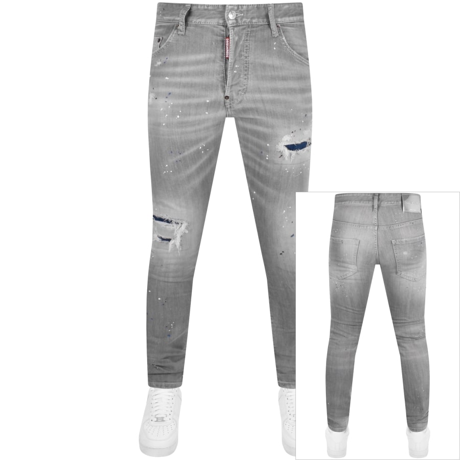 とっておきし新春福袋 Grey Jeans Fit Slim Skater DSQUARED2 | Menswear Mainline パンツ